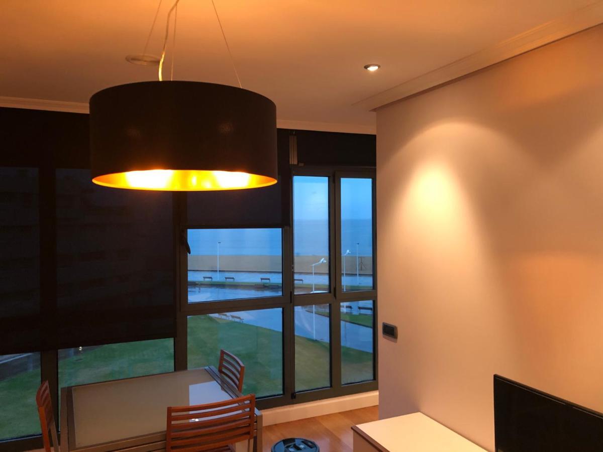 Primera Línea Playa+Parking Gratis Gijón Exterior foto